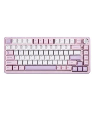 B75 PRO Wireless Mechanical Keyboard,75% Gaming Keyboard Gasket Hot Swap Custom Keyboard with Knob,Pre-lubed Switches RGB,Bluetooth/Type-C/2.4G