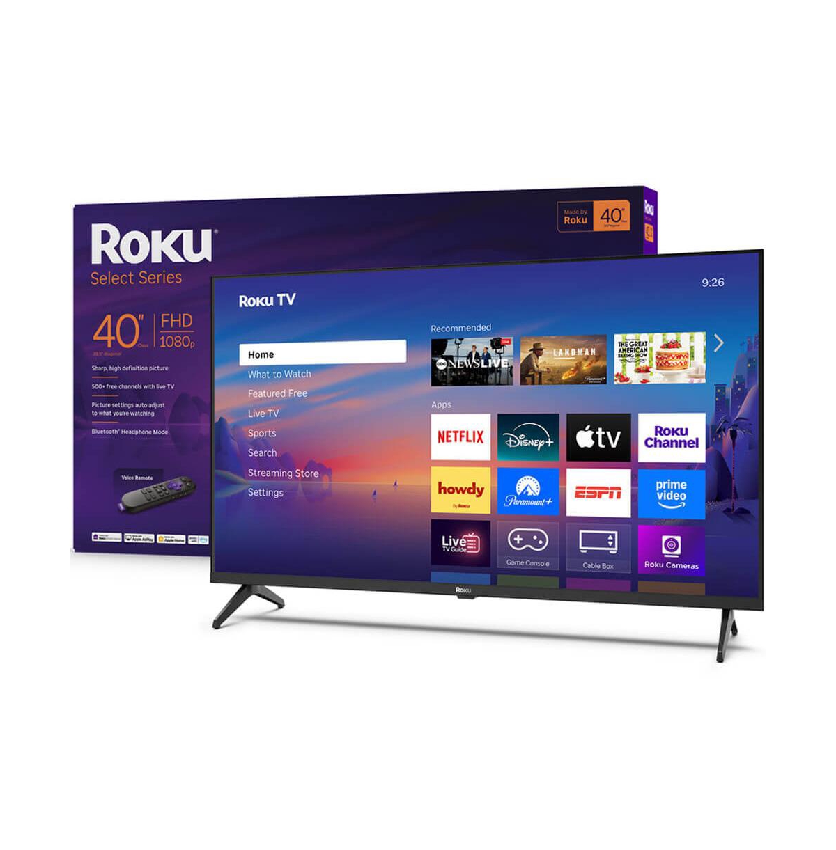 Roku 40" Select Series 1080p Full Hd Smart Tv – Black