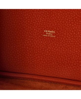 Pre-Owned HERMES PM Picotin Lock Bag Clemence