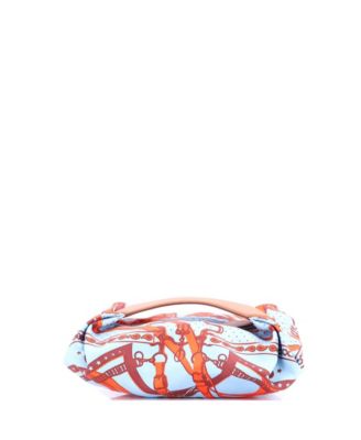 Balusoie Bag Printed Silk and Leather