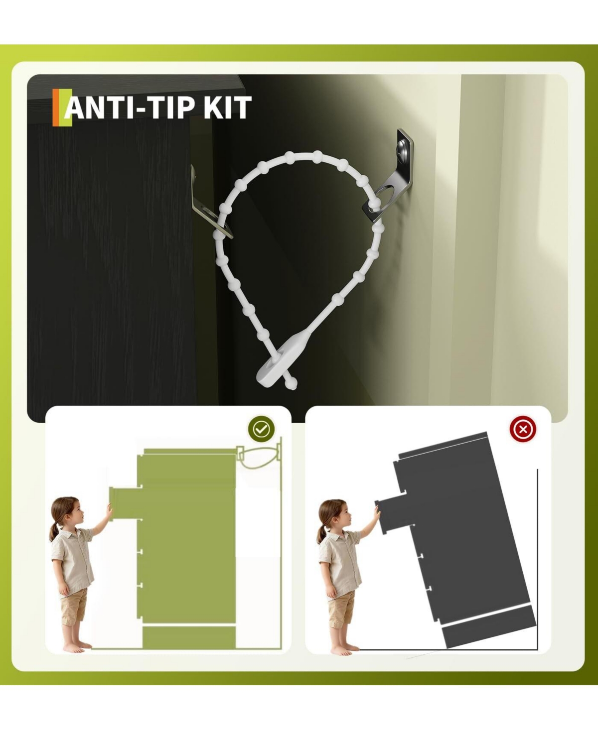 5 Drawer Wooden Dressers for Bedroom with Led Lights & Charging Station