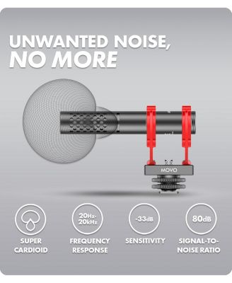 X1-Mini Video Shotgun Mic - Supercardioid 3.5mm/USB-C Analog/Digital Microphone for Cameras, Smartphones, Computers