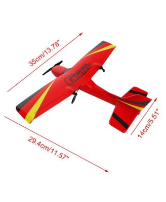 2.4G 2-Channel RC Plane with 30 Min Flight & Crash Resistant EPP Foam