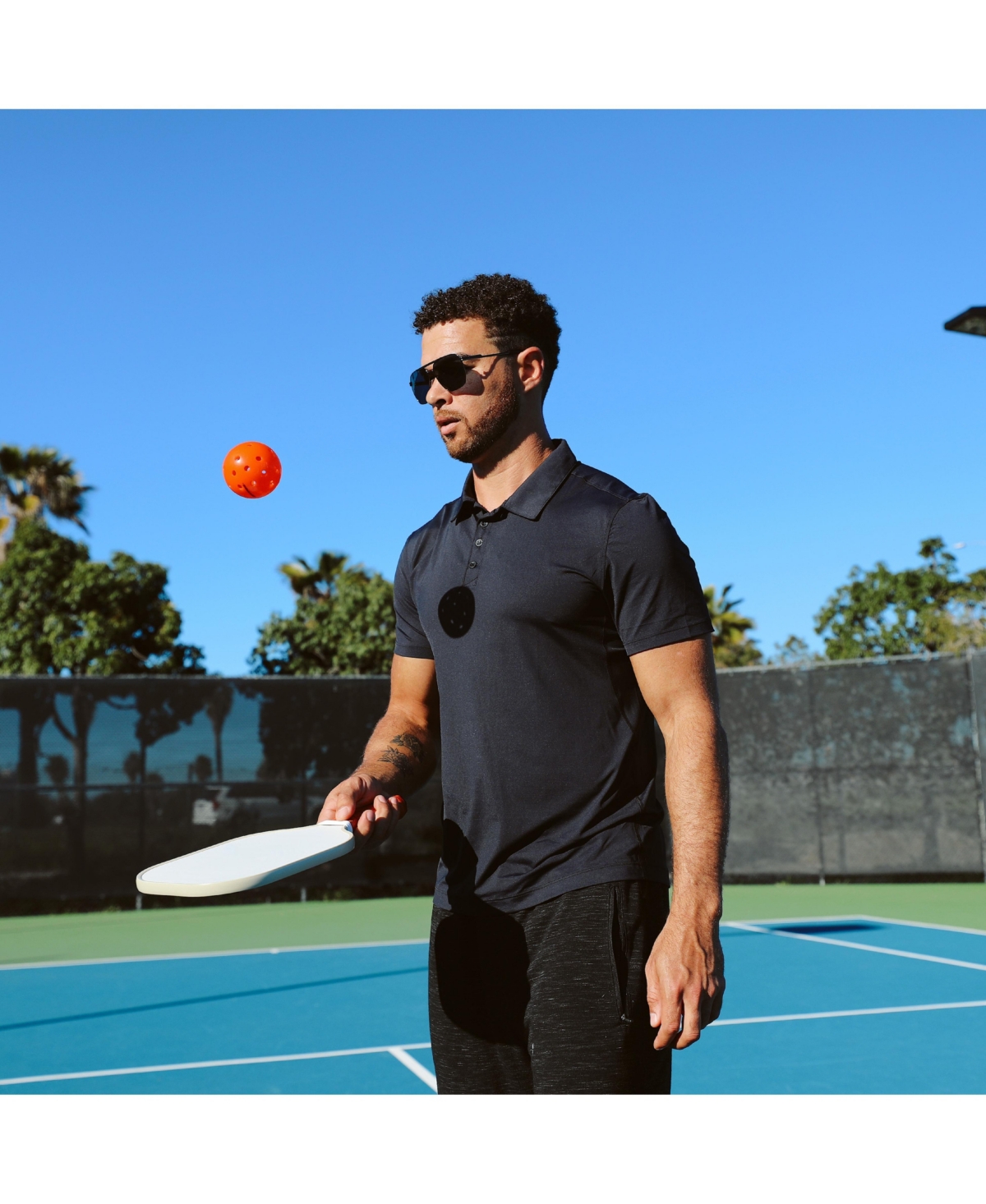 BloqUV Men's Upf 50+ Sun Protective Short Sleeve Collared Shirt