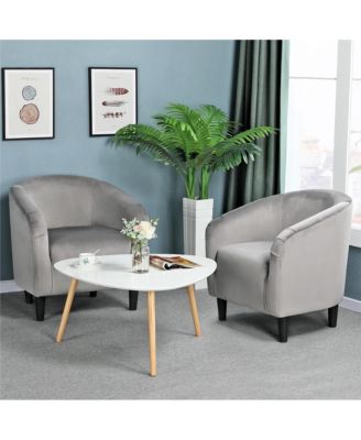 28.5″ Velvet Club Chair Accent Arm Chair for Living room