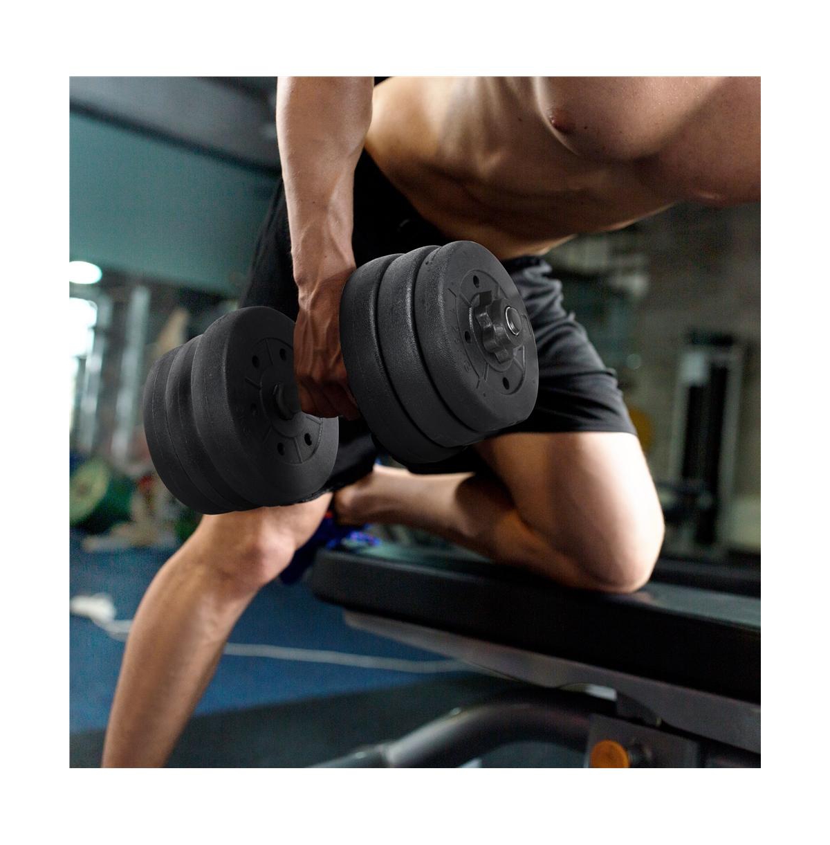 Yaheetech Workout Body Building Training Home Dumbbell Set