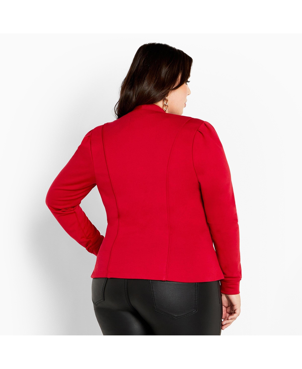 City Chic Women's Piping Praise Jacket