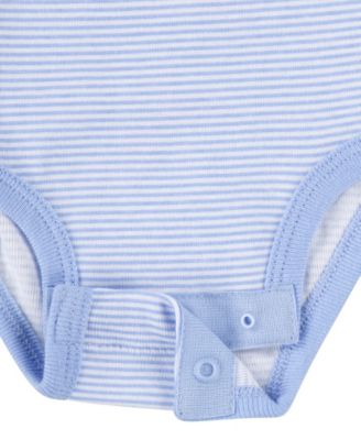 Baby Boys' and Girls' Crewneck Bodysuits and Pants, 3-Piece Set