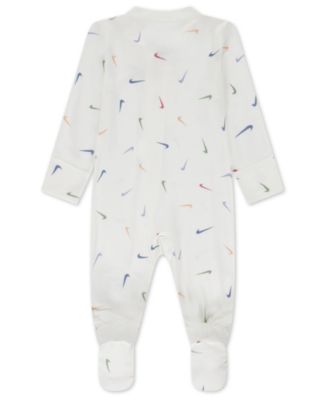 Baby Boys' and Girls' Printed Viscose Footed Coverall