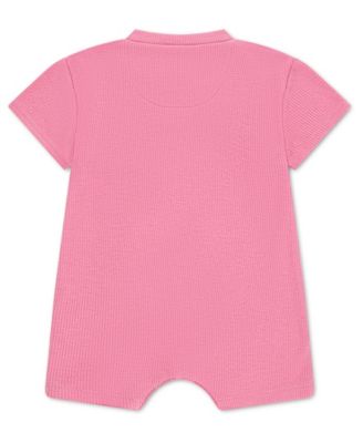 Baby Girls' Crewneck Waffle Romper