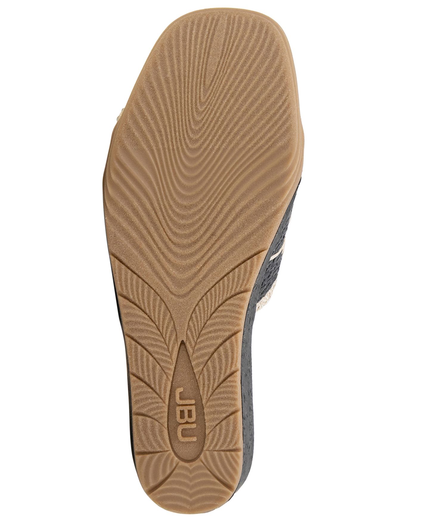 Женские сандалии JBU Winnie Casual Wedge, цвет: Чёрный / Белый — фото 5