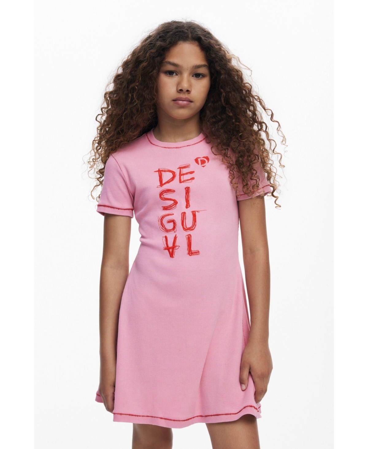 Desigual Girls Girls's Short dress logo