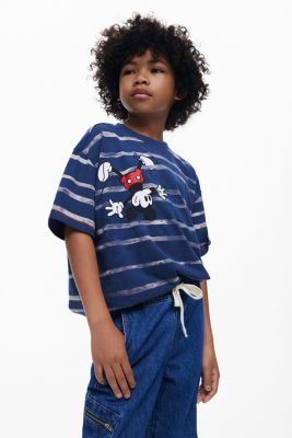 Boys Boys's Mickey Mouse striped T-shirt