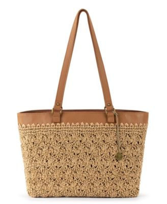 Metro Straw Large Tote Bag