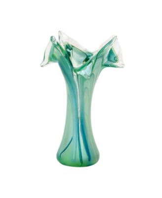 Onda 8 oz. Glass Twisted Flower Vase