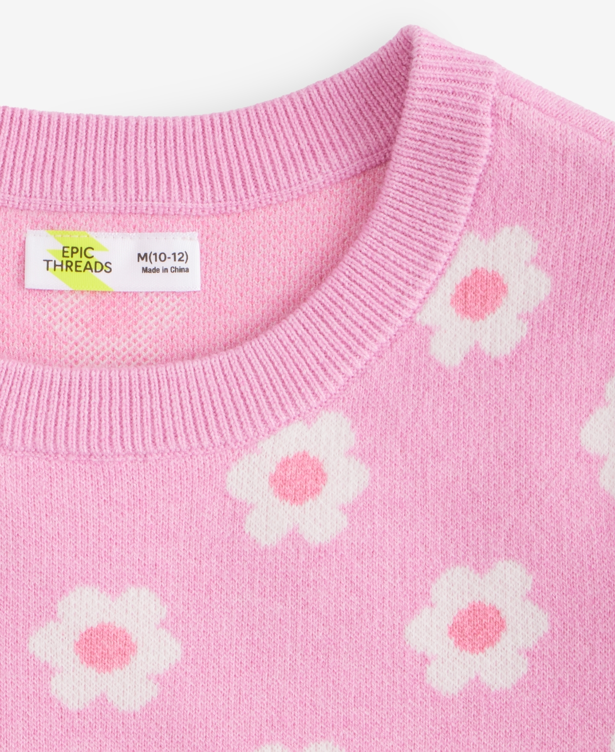 Epic Threads Girls' 5-20 Floral Crochet Top & Skirt, 2-Piece Set, Macy's Exclusive