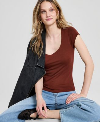 Women's Scoop-Neck Short-Sleeve T-Shirt