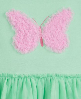Girls' 12M-5T Butterfly Tutu Dress