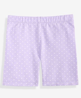 Girls' Toddler 12M-5T Dot-Print Bike Shorts
