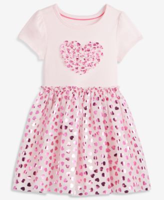 Girls' 12M-5T Heart Tutu Dress