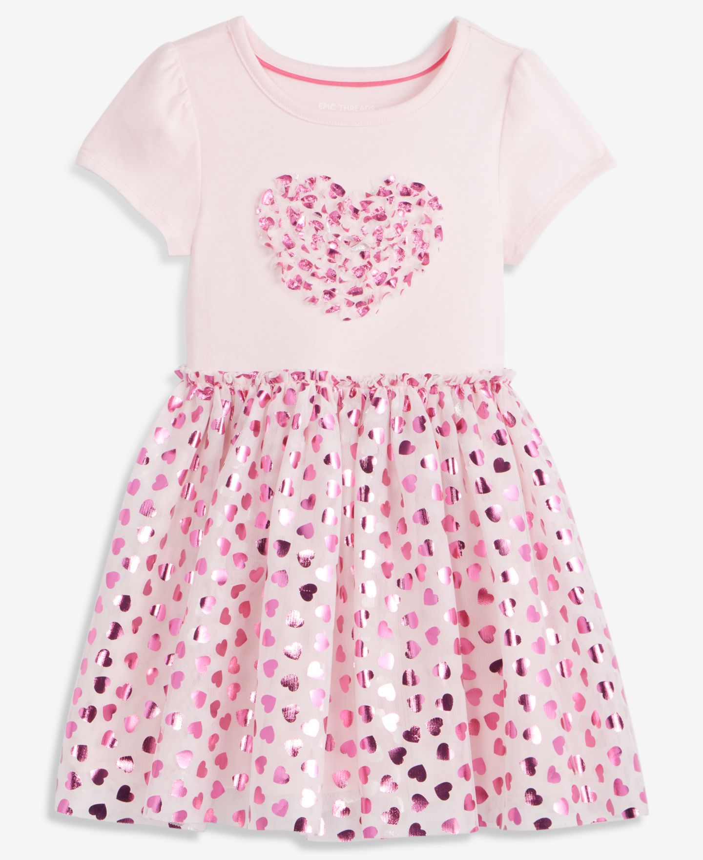 Платье Epic Threads Heart Tutu Dress для девочек, цвет: Розовый — фото 3