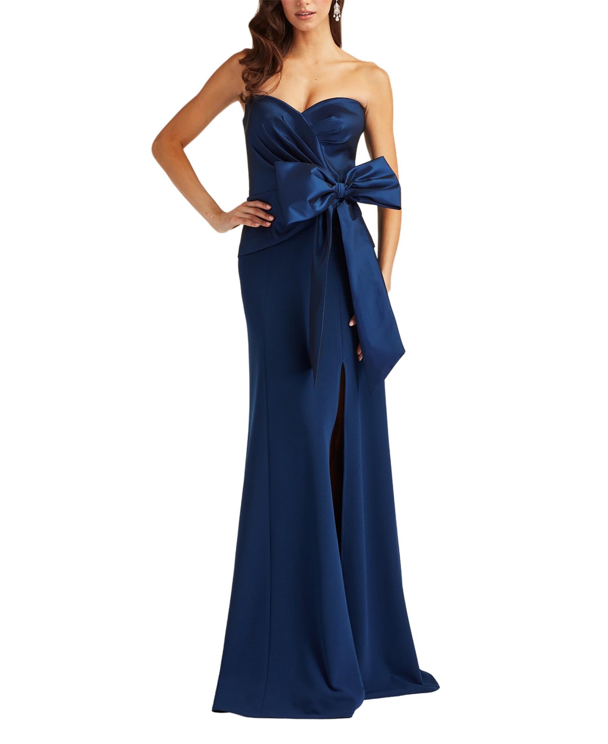 Tadashi Shoji Women's Kinah Oversized Bow Gown