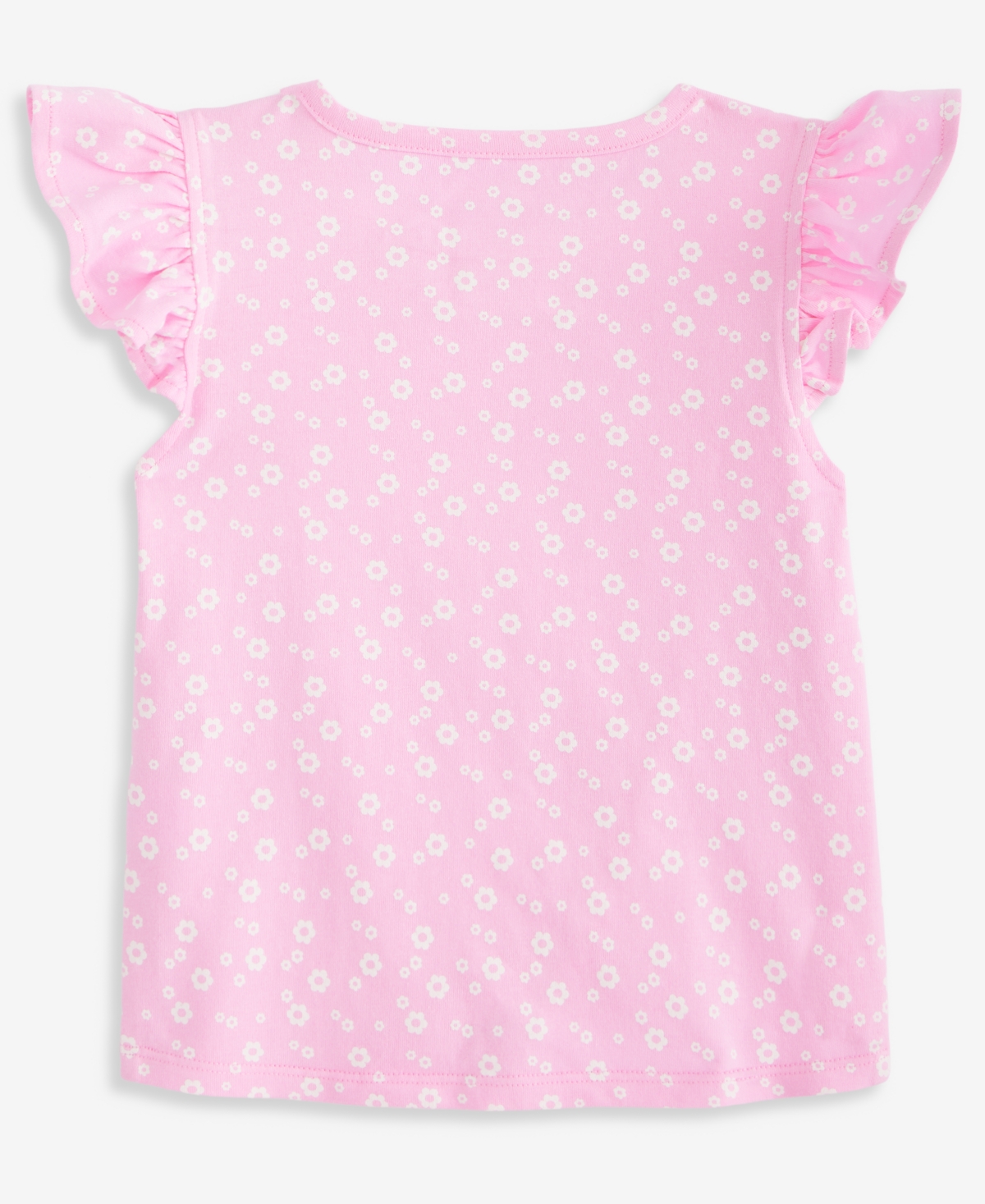 Epic Threads Girls' Toddler 12M-5T Floral-Print Cotton Tie-Front T-Shirt, Macy's Exclusive
