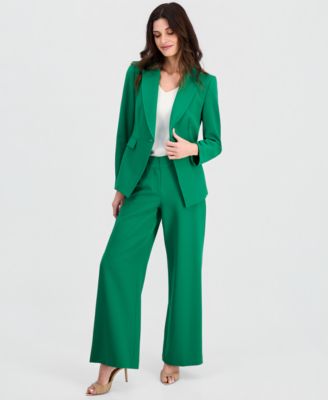 Women's One-Button Peak-Lapel Blazer