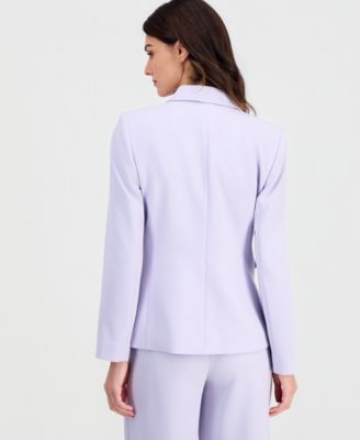 Women's One-Button Peak-Lapel Blazer