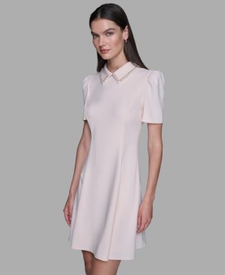 Women's Embellished-Collar Mini Dress