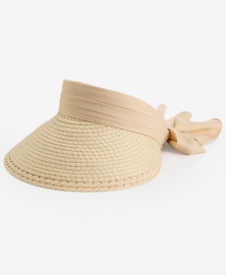 I.N.C. International Concept Tie Back Straw Visor