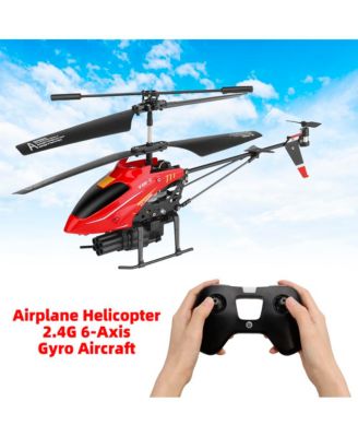 2.4G RC Helicopter with Lights, 6-Axis Gyro, Auto Hover & Crash Proof Design