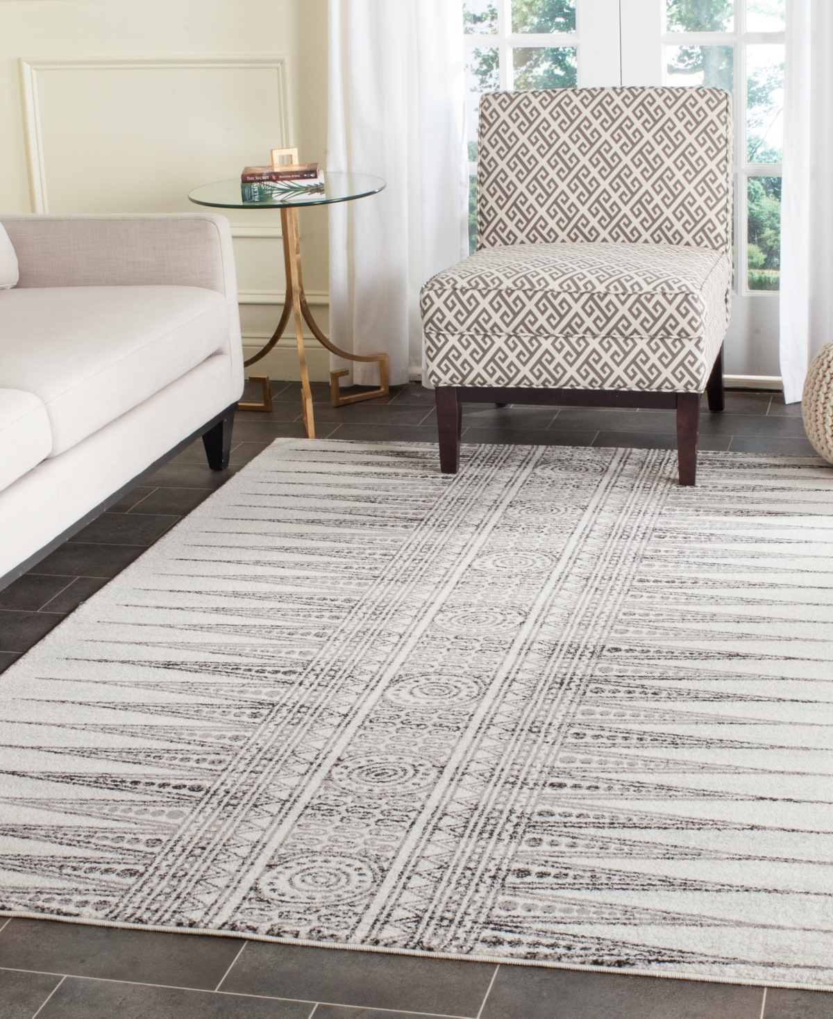 Safavieh Evoke EVK226 Area Rug -Grey
