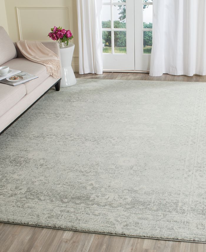 Safavieh Evoke EVK270Z Silver/Ivory 9' x 12' Area Rug Macy's