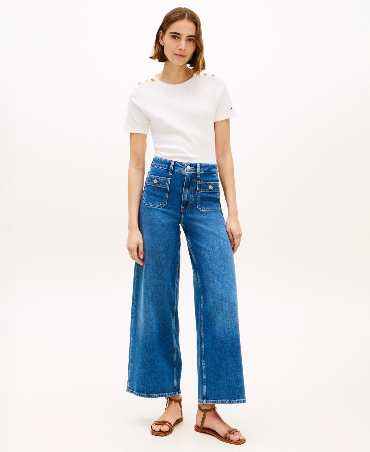 Tommy Hilfiger Women's Ribbed Boxy T-Shirt