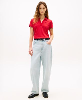 Women's Classic Pique Short-Sleeve Polo T-Shirt