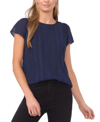 Women's Flutter Sleeve Crewneck Top