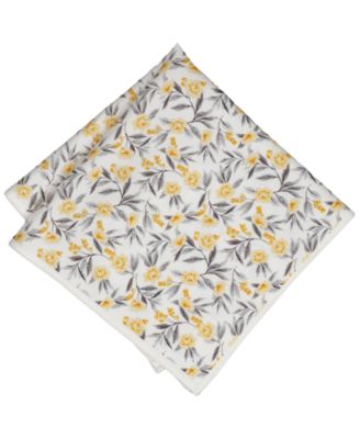 Men's Spring Floral Pocket Square