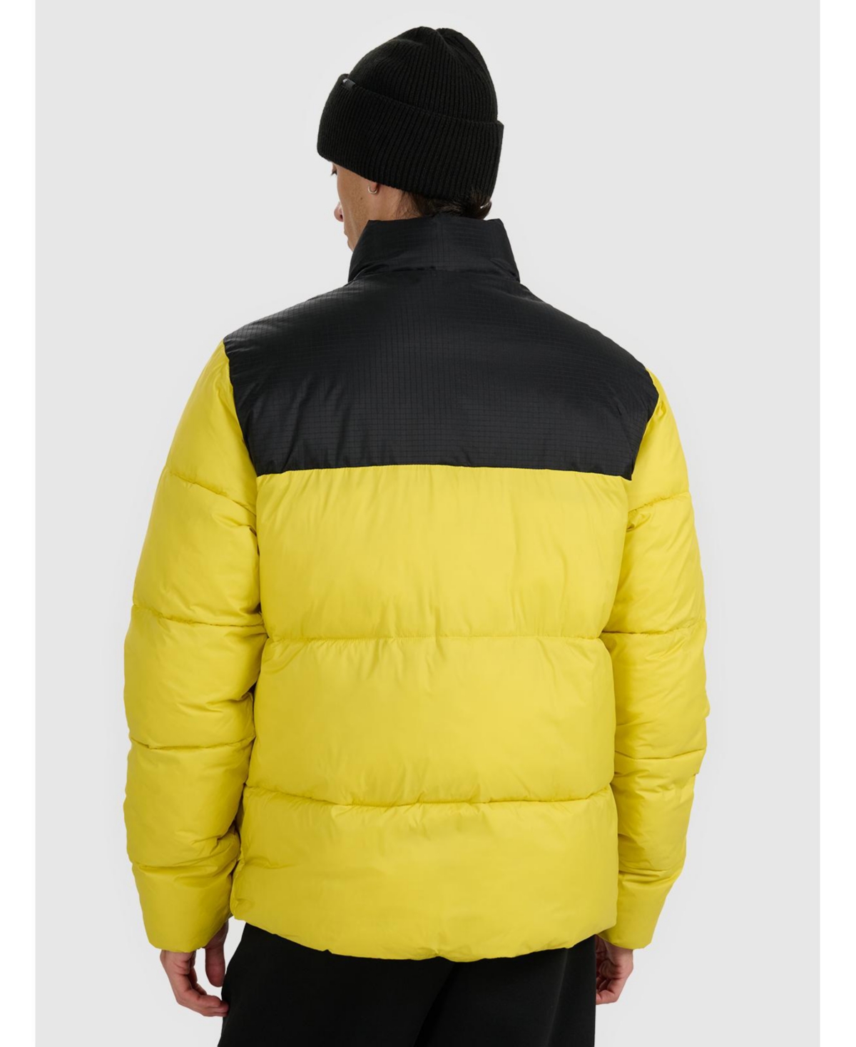 4F Men's jacket with synthetic filling - yellow
