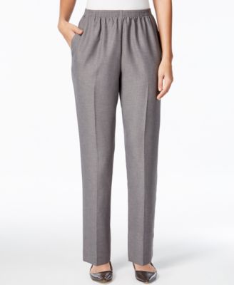 Alfred Dunner Womens Classic Short Length Cord Pant