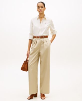 Women's Long-Sleeve Oxford Shirt