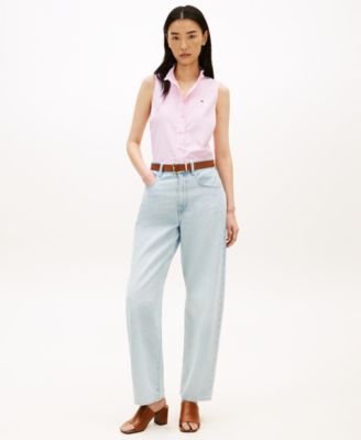 Women's Classic Frill Sleeveless Shirt