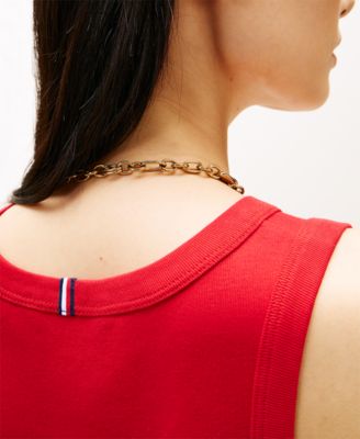 Women's Mix Media Pleated Sleeveless Midi Dress