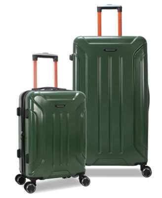 Optimus 2-Pc. Hardside Expandable Spinner Trunk Luggage Set