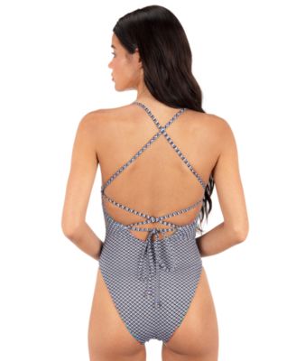 Women's Pacific Night Cheeky Coverage One-Piece Swimsuit