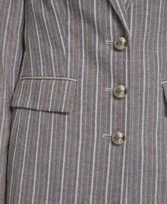 Women's Collared Multi Stripe Jacket