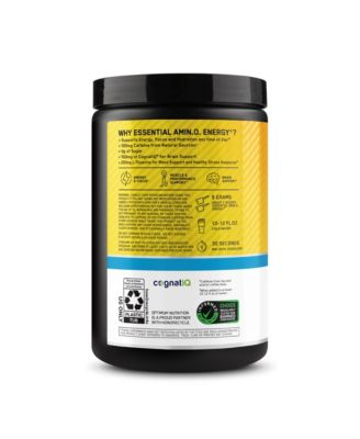 Essential Amino Energy Hydration Plus Focus Powder, Sun-Kissed Citrus, 30 Servings