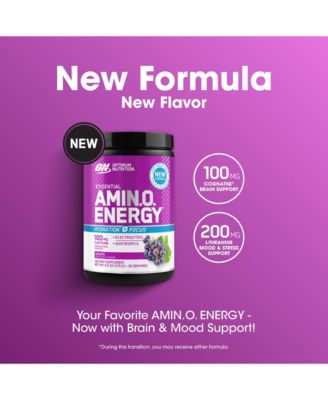 Essential Amino Energy Hydration Plus Focus Powder, Grape, 30 Servings