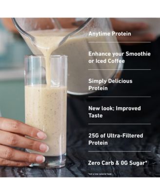 Zero Carb 100% Pure Whey Isolate Protein Powder, Creamy Vanilla, 25g Protein, 15 Servings Tub