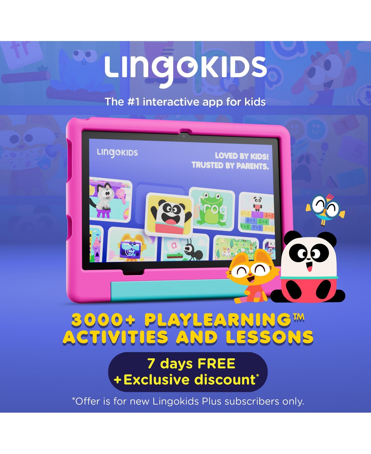 Contixo 10" A10 Educational Kids Tablet with Epic! and Lingokids 64GB with Parental Controls & Kid-Proof Case